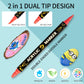 24 Color Acrylic Stone Pen Waterproof Pen Stone Painting Waterproof Easter Crafts for Kids Canvas Easter Eggs Wood School Caricature Artist Wedding
