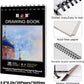 H&B 76 Colored Pencils & Sketchbook Drawing Kit