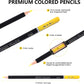 H&B 76 Colored Pencils & Sketchbook Drawing Kit