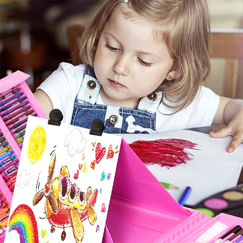 208PCS Kids Drawing Kit Children Painting Art Set Watercolored