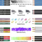 H&B 72 Drawing & Art Supplies Kit, Colored Sketching Pencils Set