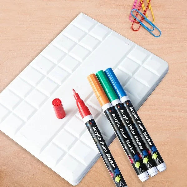 H & B 18 Acrylic Paint Markers Acrylic Markers – H&B
