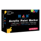 H & B 24 Acrylic Paint Markers Acrylic Markers