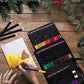 H&B 76 Colored Pencils & Sketchbook Drawing Kit