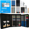H&B 72 Drawing & Art Supplies Kit, Colored Sketching Pencils Set