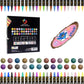 24 Color Acrylic Stone Pen Waterproof Pen Stone Painting Waterproof Easter Crafts for Kids Canvas Easter Eggs Wood School Caricature Artist Wedding
