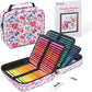 H & B 72 120 180 Professional Portable Bag Colored Pencil Drawings Sets For Kids Adults